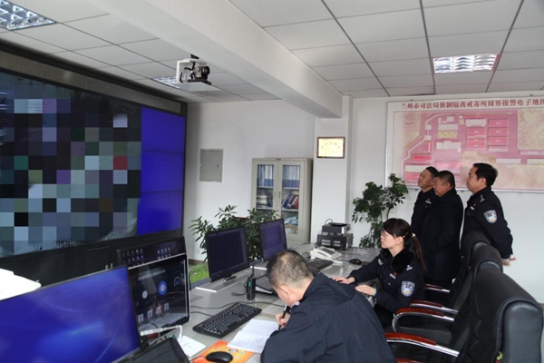 甘肃省戒毒管理局督导检查兰州市司法局强戒所节前安全工作1.jpg 甘肃省戒毒管理局督导检查兰州市司法局强戒所节前安全工作1.jpg