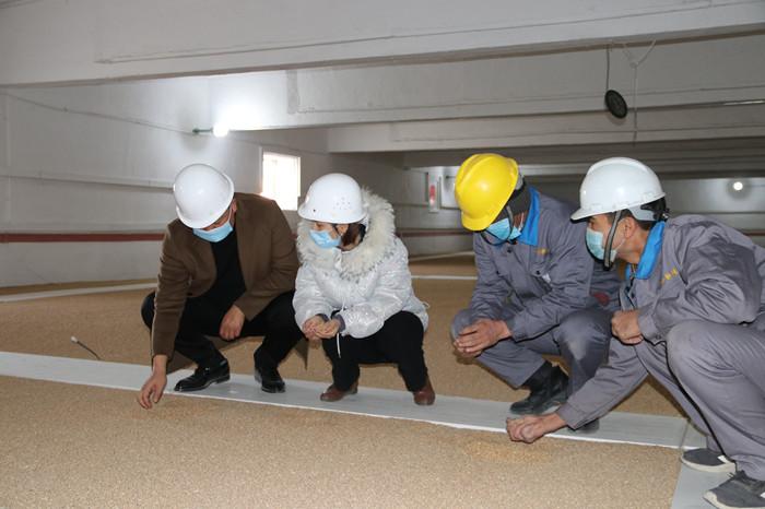 巴州纪检监察机关“回头看”实地查看涉粮专项巡察反馈问题整改情况。（巴州和静县纪委监委 崔红杰 摄）.jpg