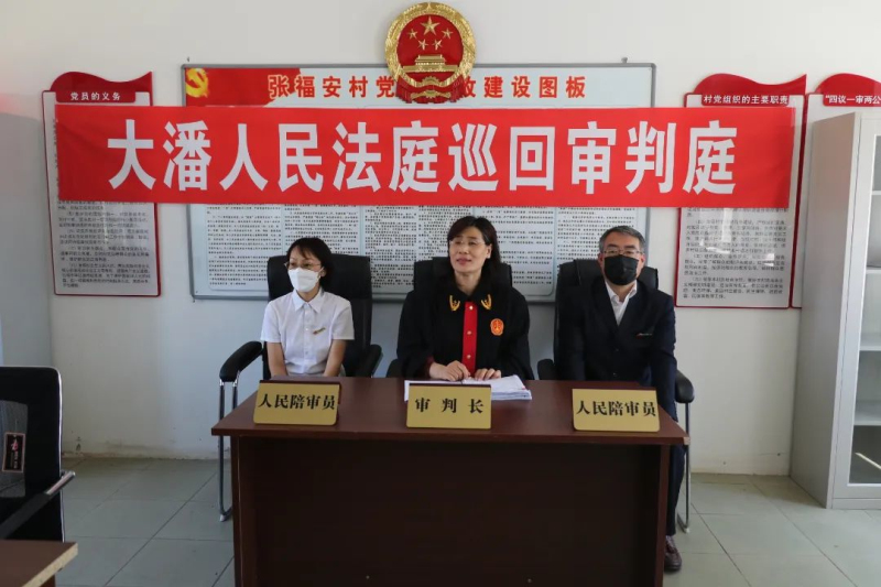 沈阳开发区法院大潘人民法庭巡回审判现场2