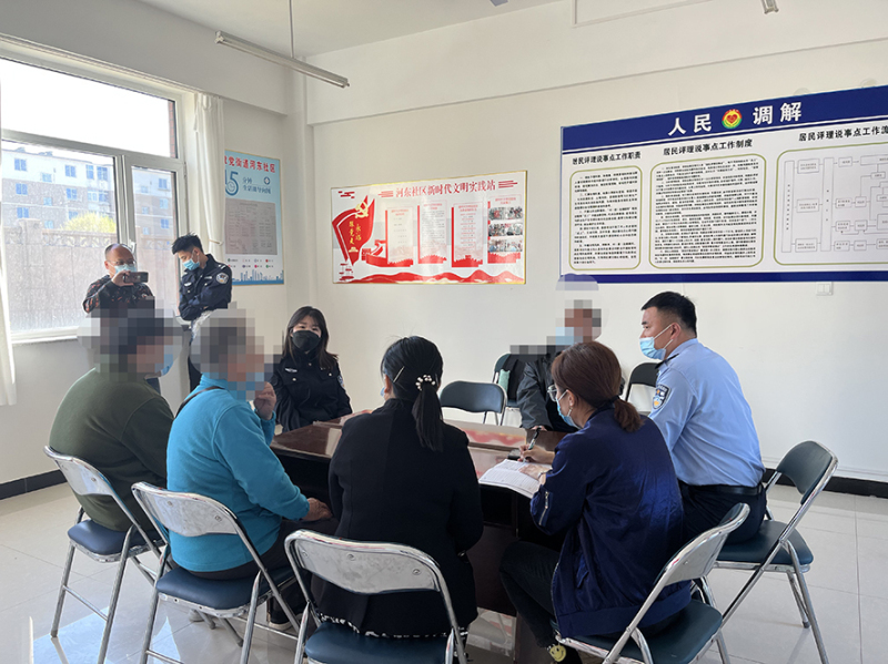 章党镇司法所联合章党派出所成功调处周某某与李某某母子家庭纠纷