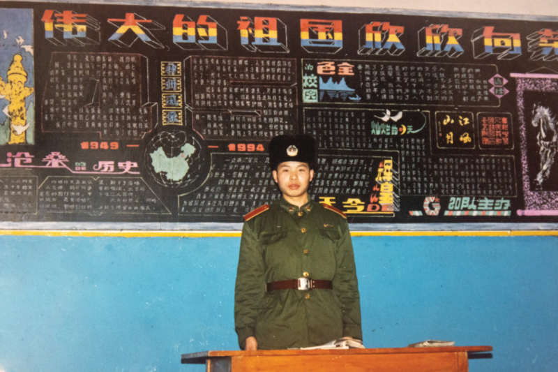 当兵时的刘建兵